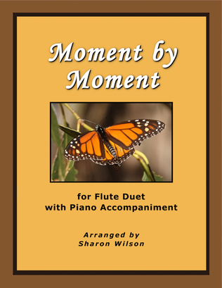 Book cover for Moment by Moment (for Flute Duet with Piano Accompaniment)