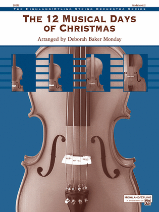 Book cover for The 12 Musical Days of Christmas