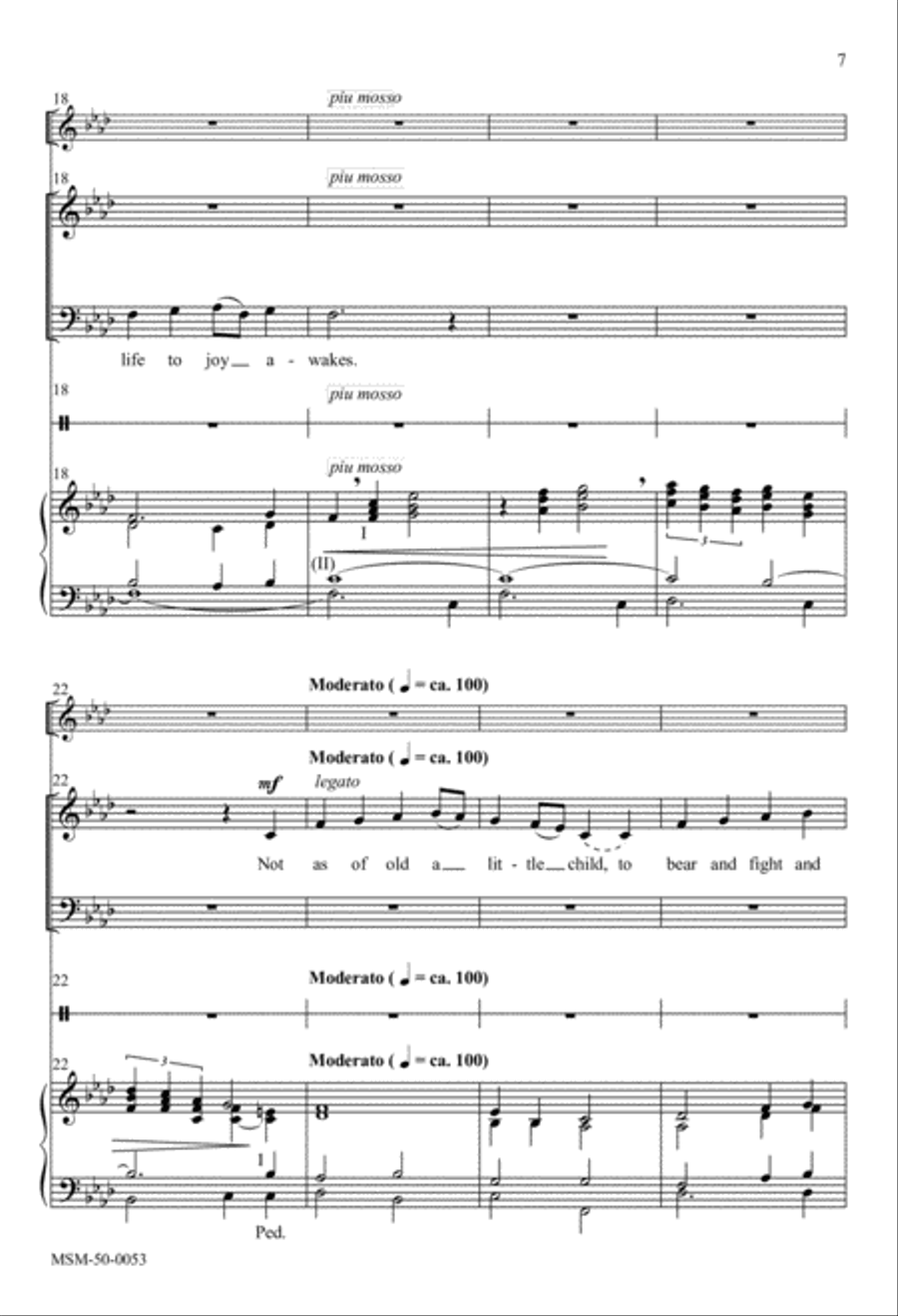 The King Shall Come 2-Part scores gallery preview page 5