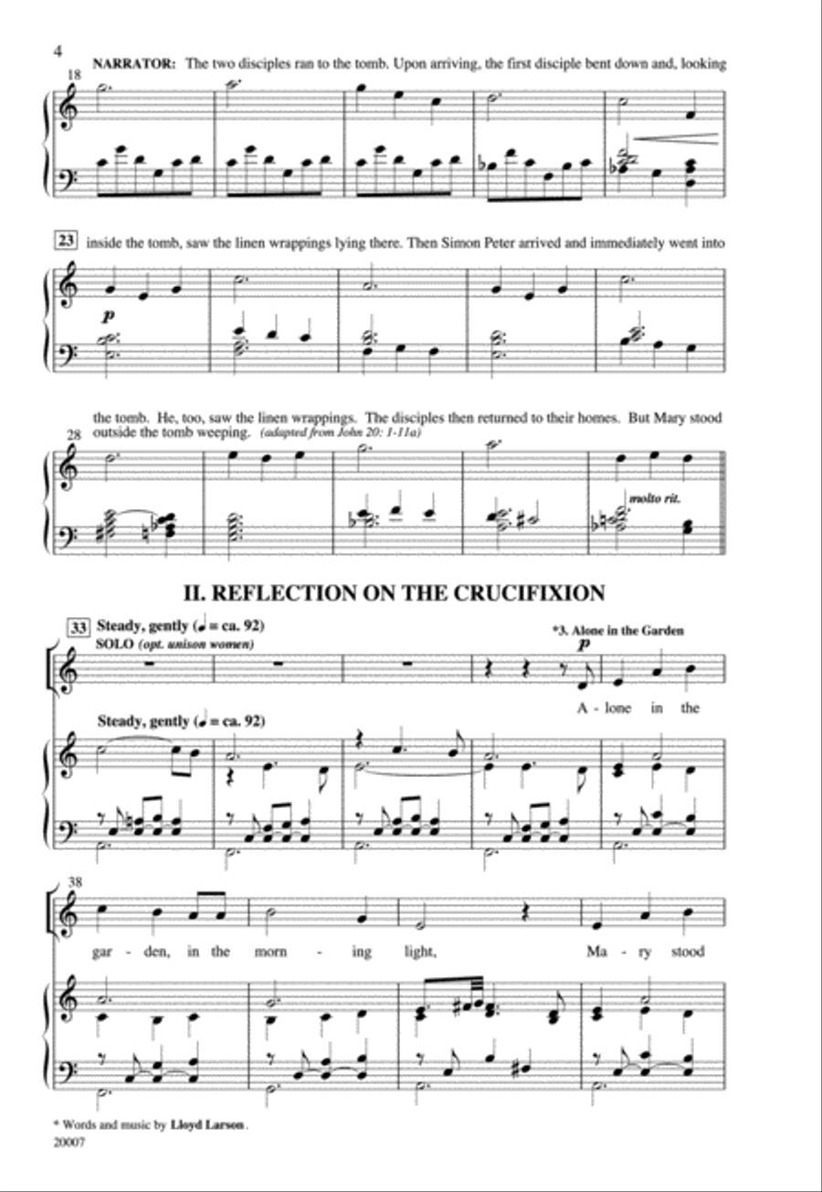 He Is Risen! 4-Part scores gallery preview page 3