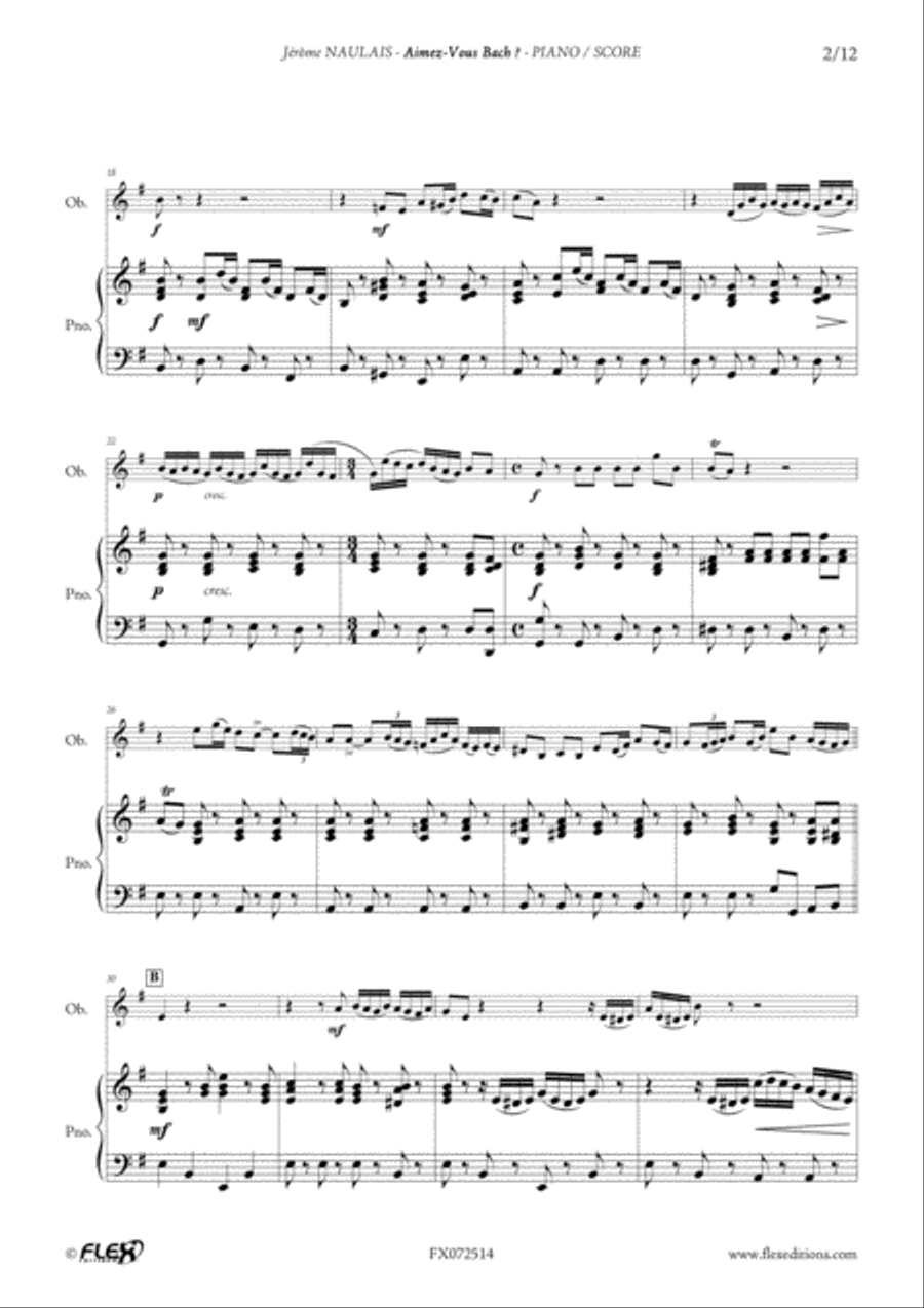 Aimez-Vous Bach? Aimez-Vous Bach? Piano Accompaniment scores gallery preview page 3