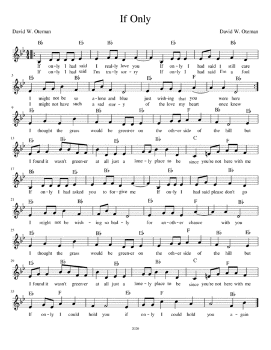 If Only If Only Percussion Ensemble scores gallery preview page 1