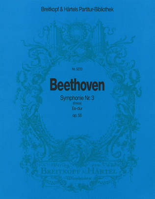 Book cover for Symphony No. 3 in Eb major Op. 55