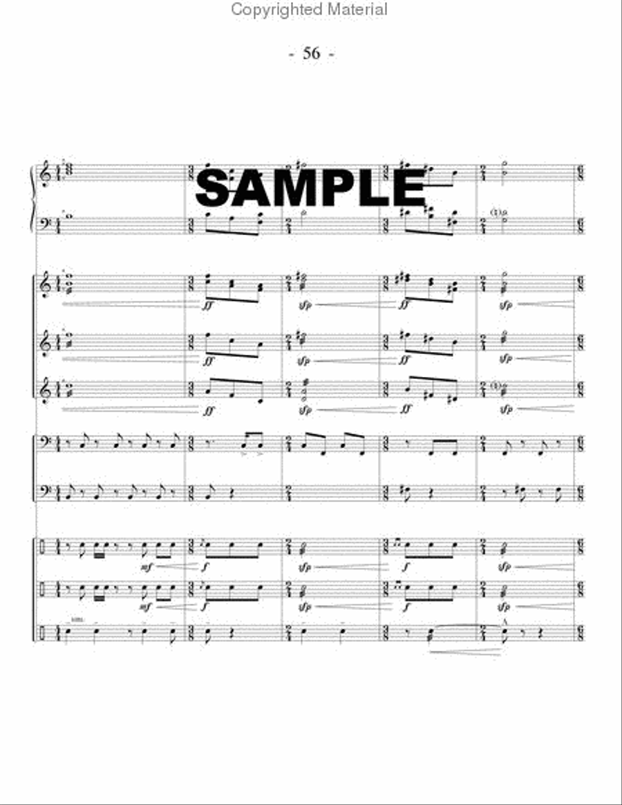 Cat Spanking Cat Spanking Percussion Ensemble scores gallery preview page 4