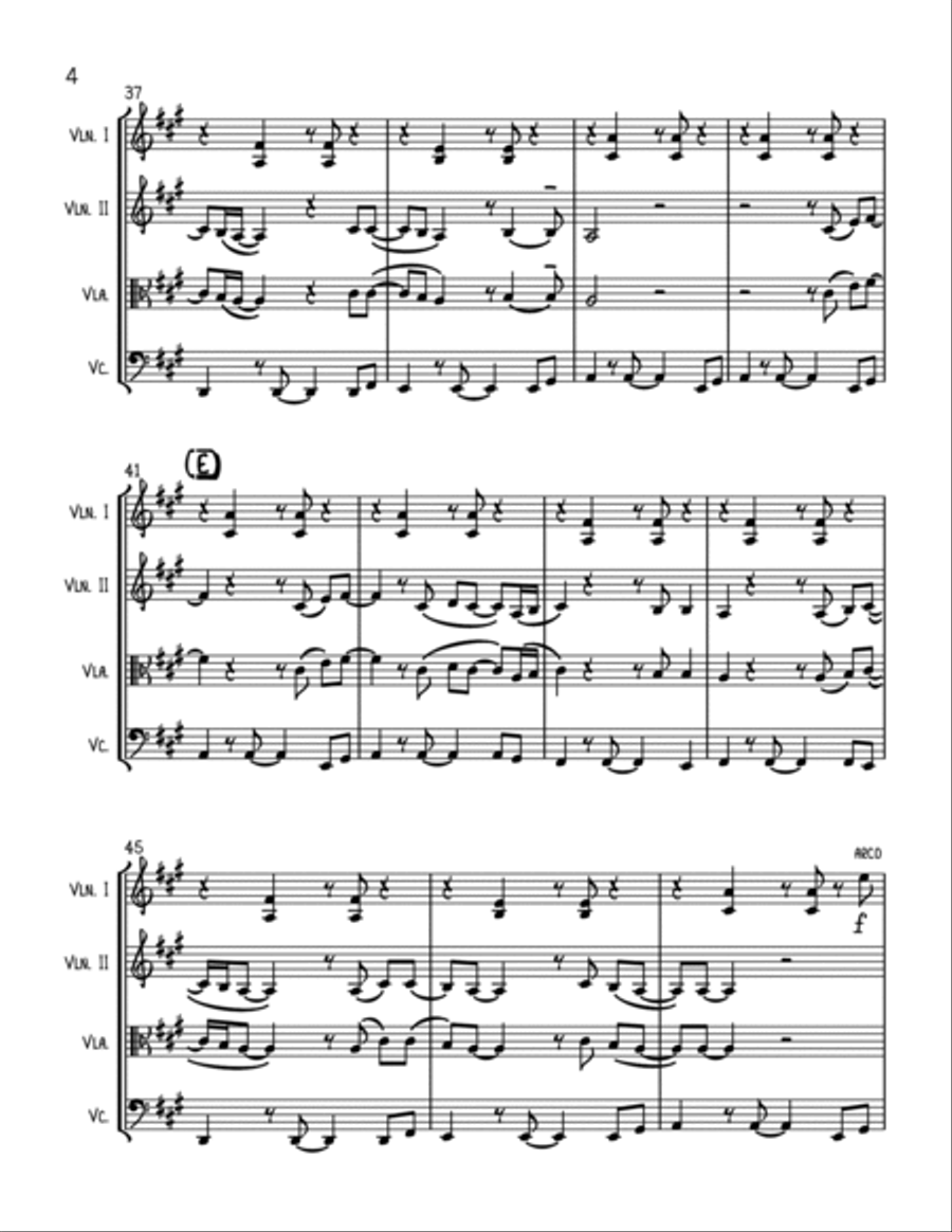 Stand By Me String Trio scores gallery preview page 4
