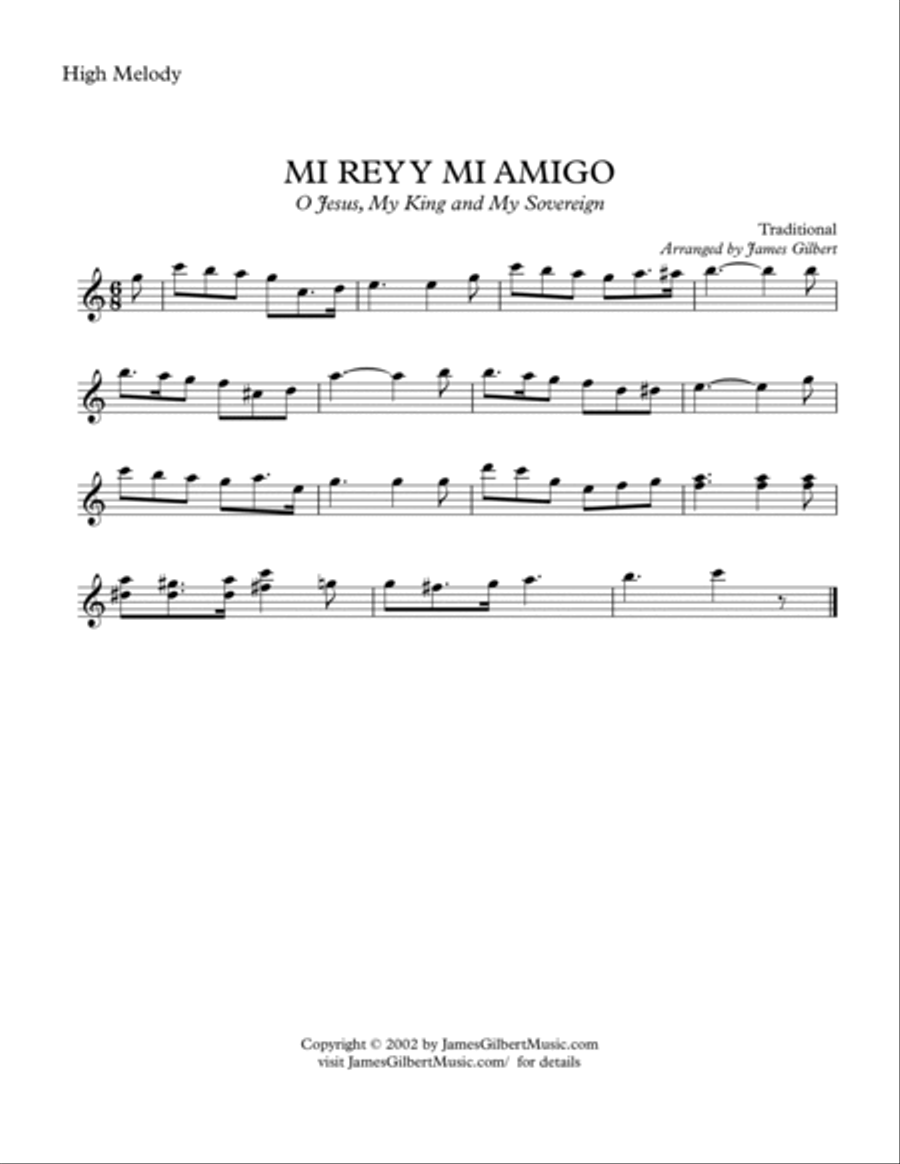 MI REY Y MI AMIGO Small Ensemble scores gallery preview page 3
