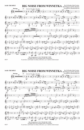 Big Noise from Winnetka: 3rd B-flat Trumpet