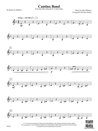 Cantina Band: B-flat Bass Clarinet