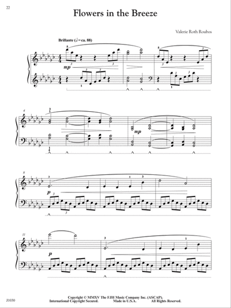 Modern Expressions for Piano (NFMC) Piano Solo scores gallery preview page 4