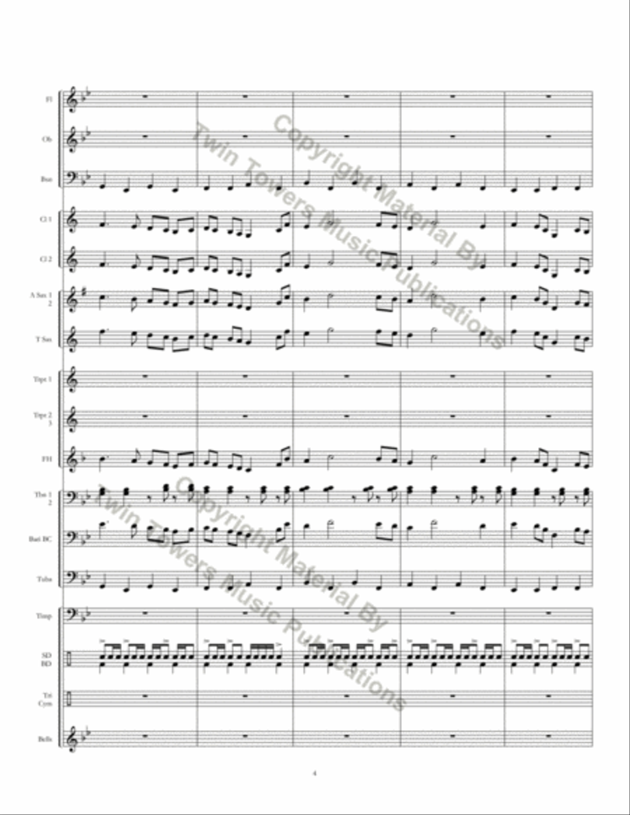 Northshore March Concert Band scores gallery preview page 6