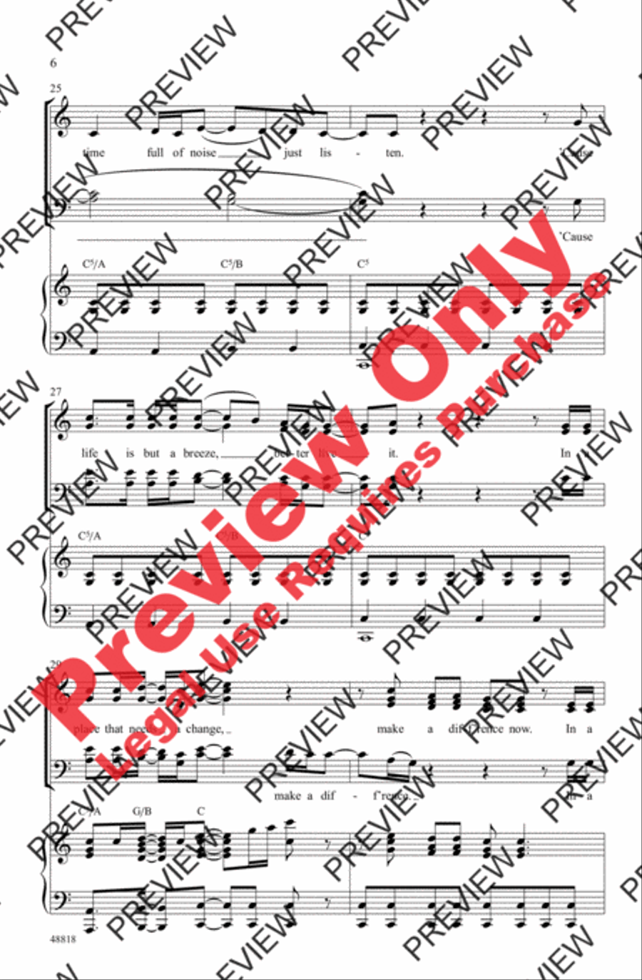 Be a Light Be a Light 4-Part scores gallery preview page 6