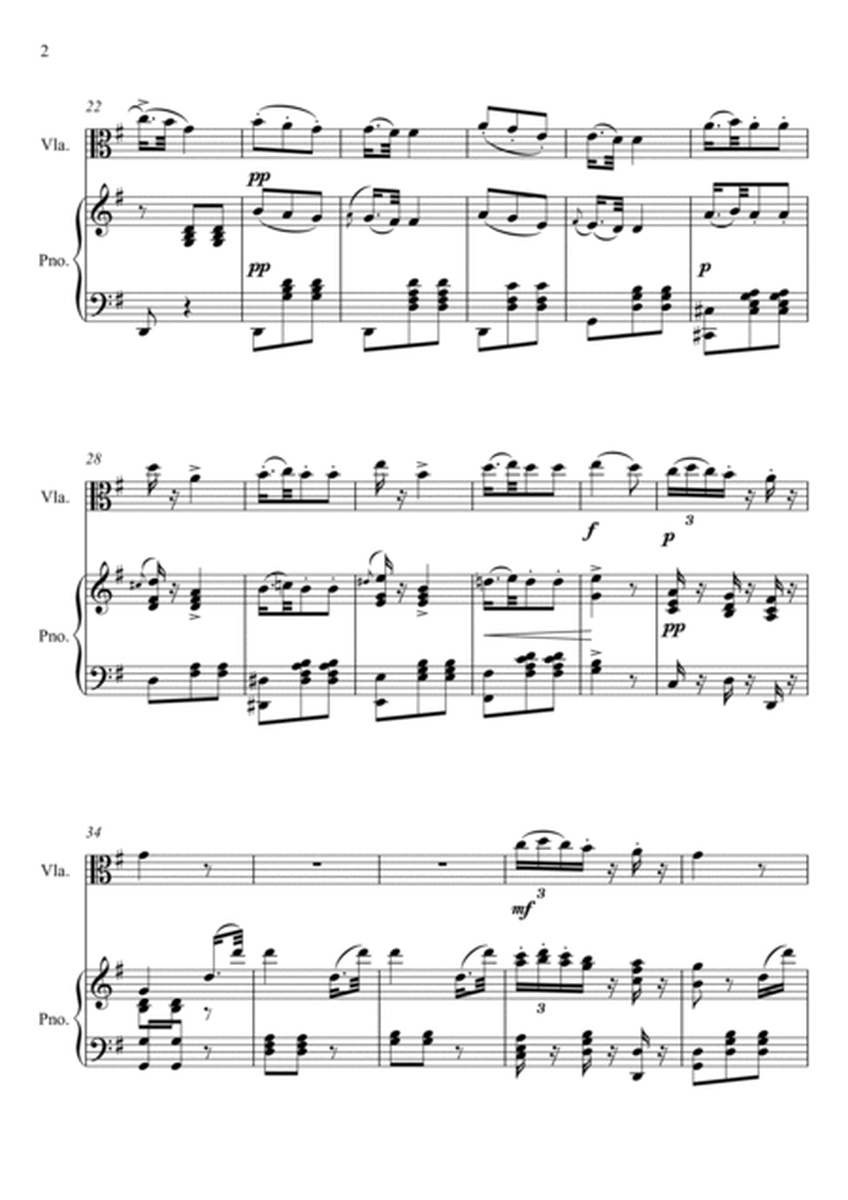 Giuseppe Verdi - La donna e mobile (Rigoletto) Viola Solo - G Key image number null