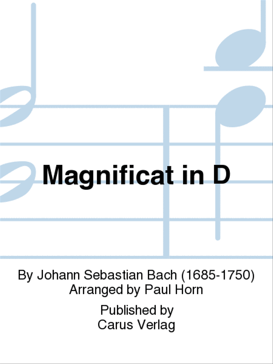 Magnificat in D Voice scores gallery preview page 1