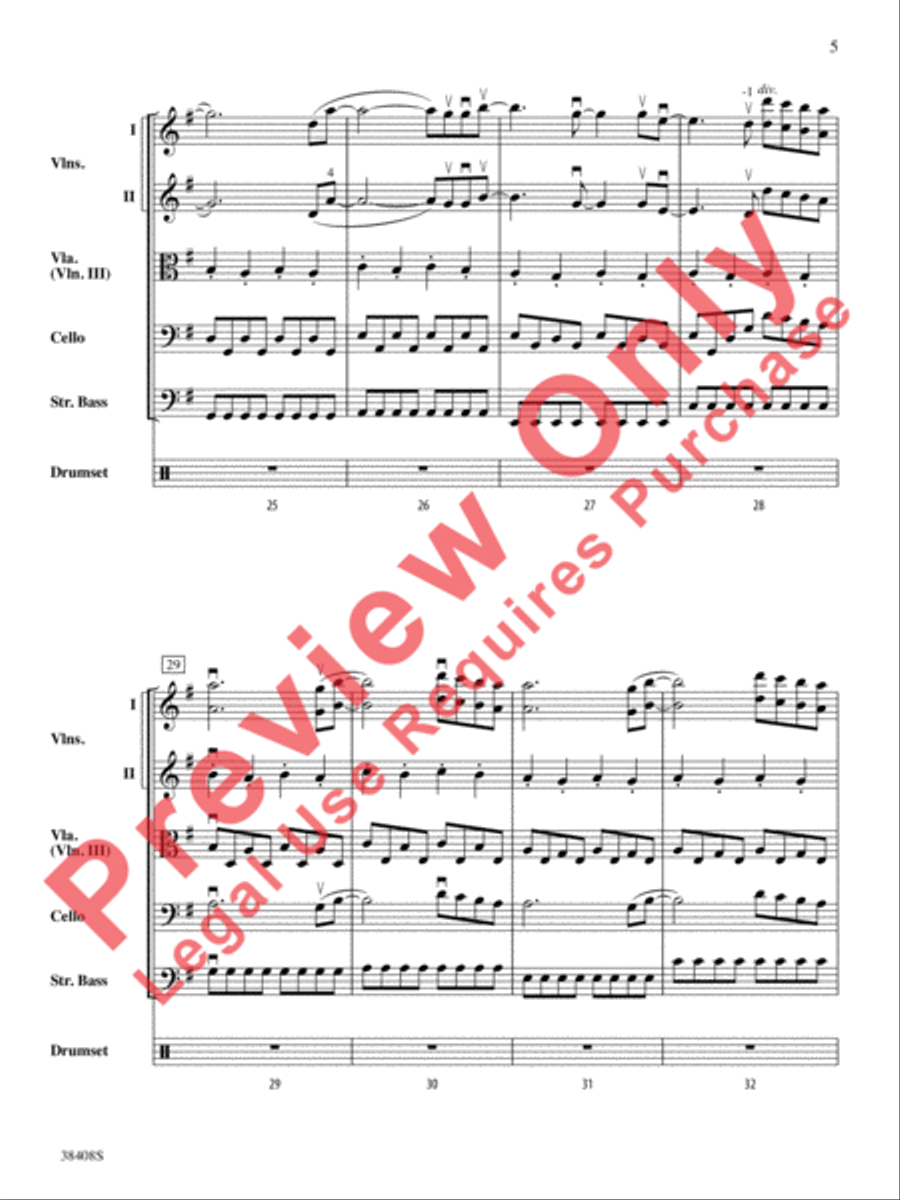 Firework String Orchestra scores gallery preview page 6