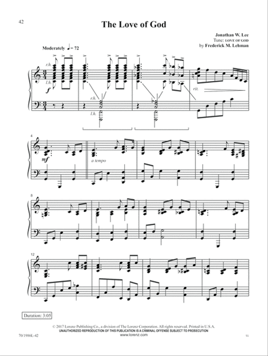 Glory and Grace Piano Solo scores gallery preview page 23