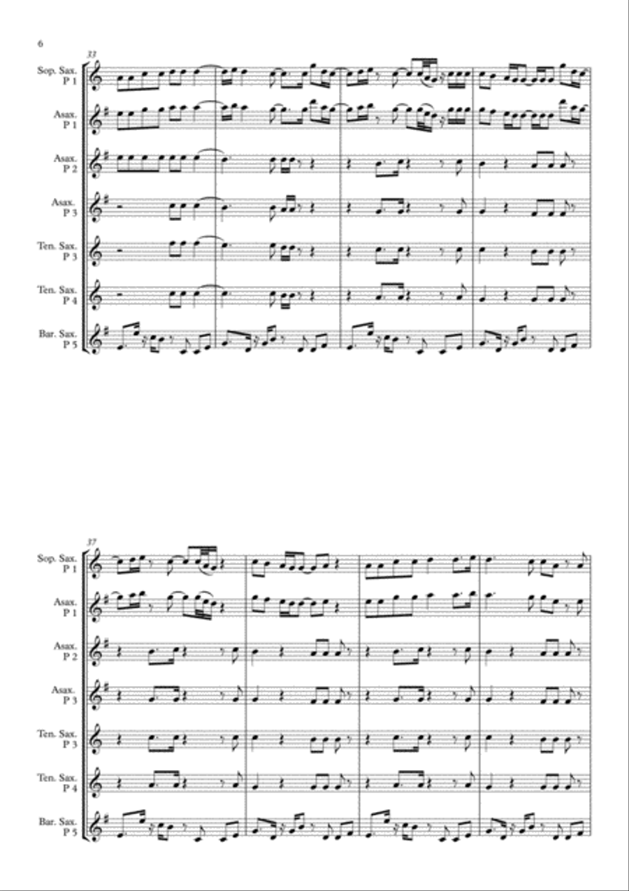 Hello Woodwind Quintet scores gallery preview page 6