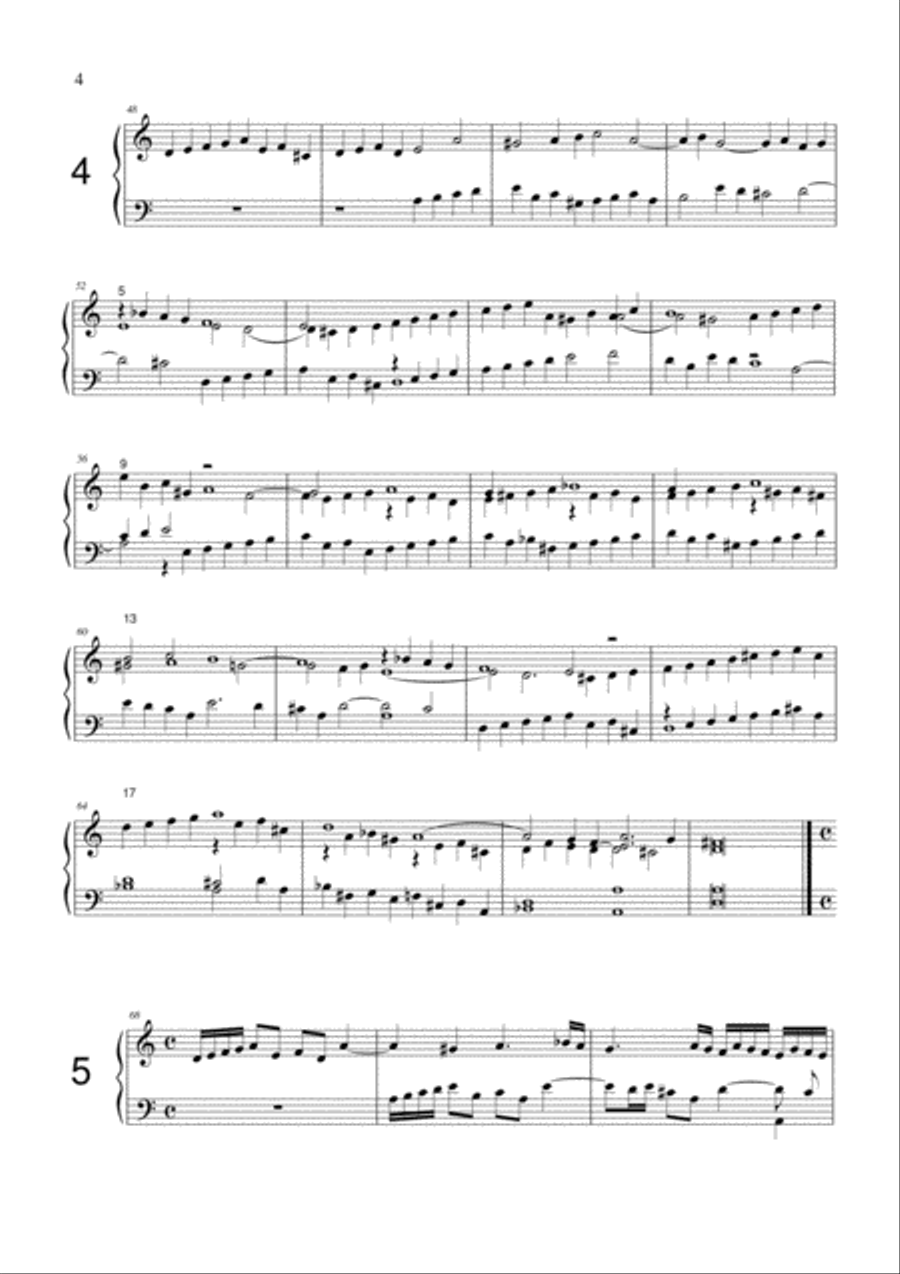VERSETTI - D. Zipoli - For Organ Organ Solo scores gallery preview page 4