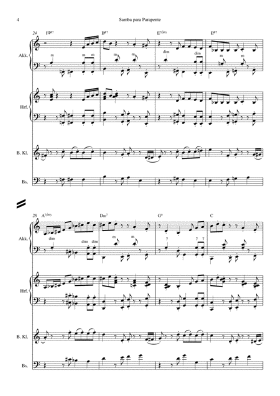Samba para Parapente Orchestra scores gallery preview page 6