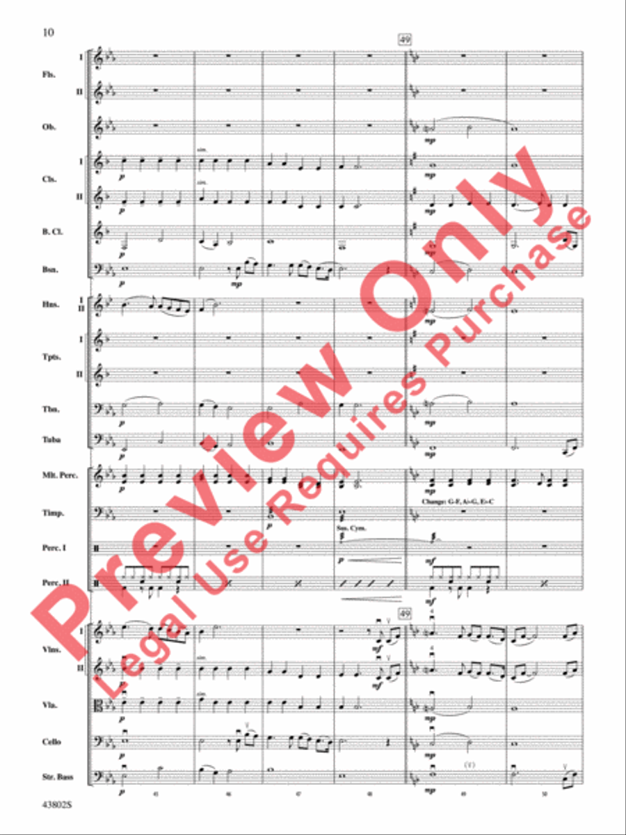 Josh Groban Gold Full Orchestra scores gallery preview page 11