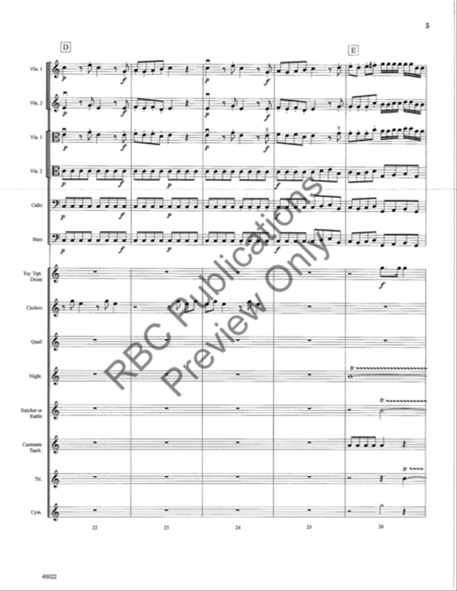Toy Symphony Toy Symphony String Orchestra scores gallery preview page 8