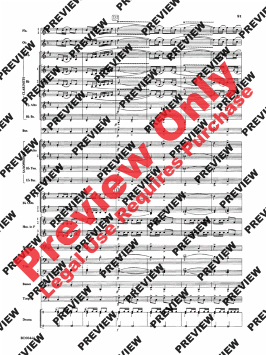 Lethbridge Overture Concert Band scores gallery preview page 22