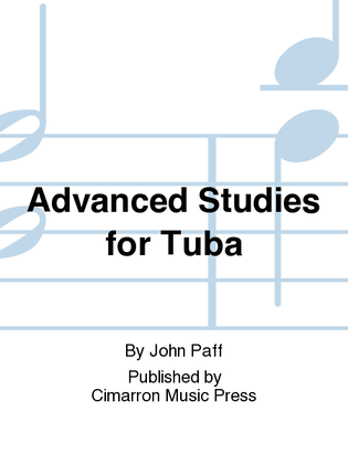 Book cover for Advanced Studies for Tuba
