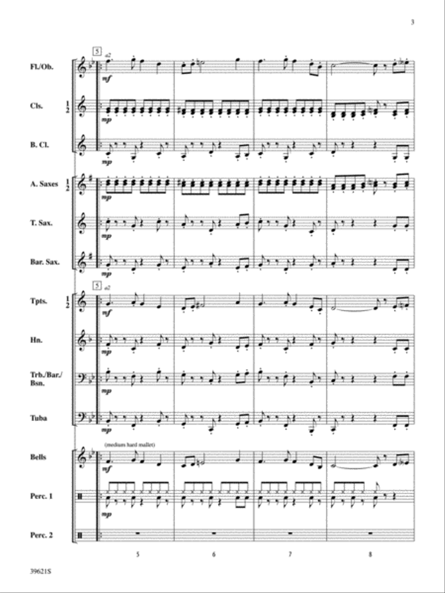 Clowning Around: Score Clowning Around: Score Concert Band scores gallery preview page 3