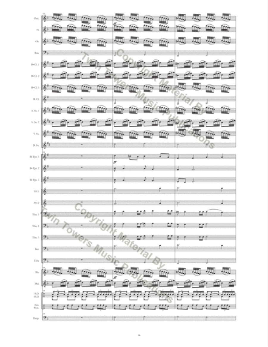 A Century of Opportunity Celebration Concert Band scores gallery preview page 18
