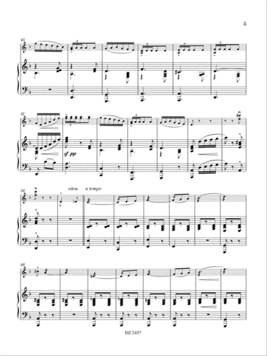 6 Pièces de salon 6 Pièces de salon Piano Accompaniment scores gallery preview page 5