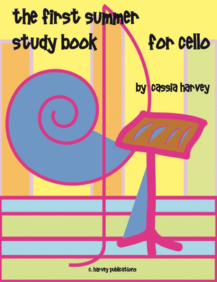 Book cover for The First Summer Study Book for Cello