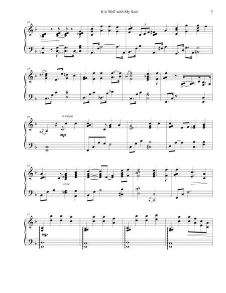 It is Well with My Soul (Hymn Arrangement for Advanced Solo Piano in "Father's Love") image number null