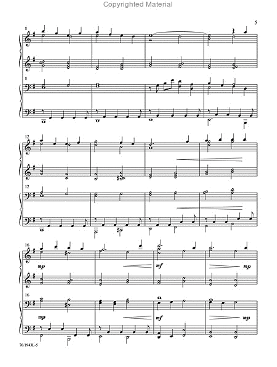News of Great Joy! News of Great Joy! Piano Duet scores gallery preview page 5