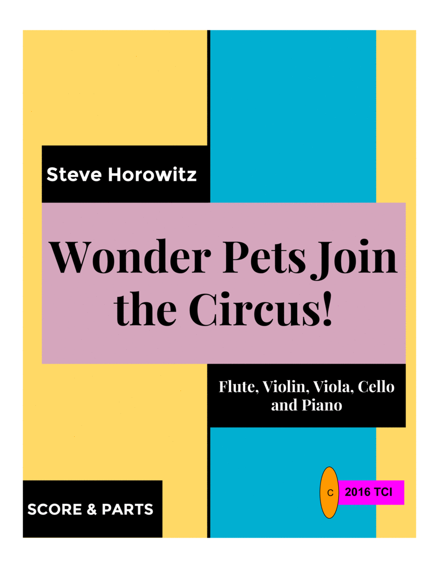 WonderPets Join the Circus Small Ensemble scores gallery preview page 1