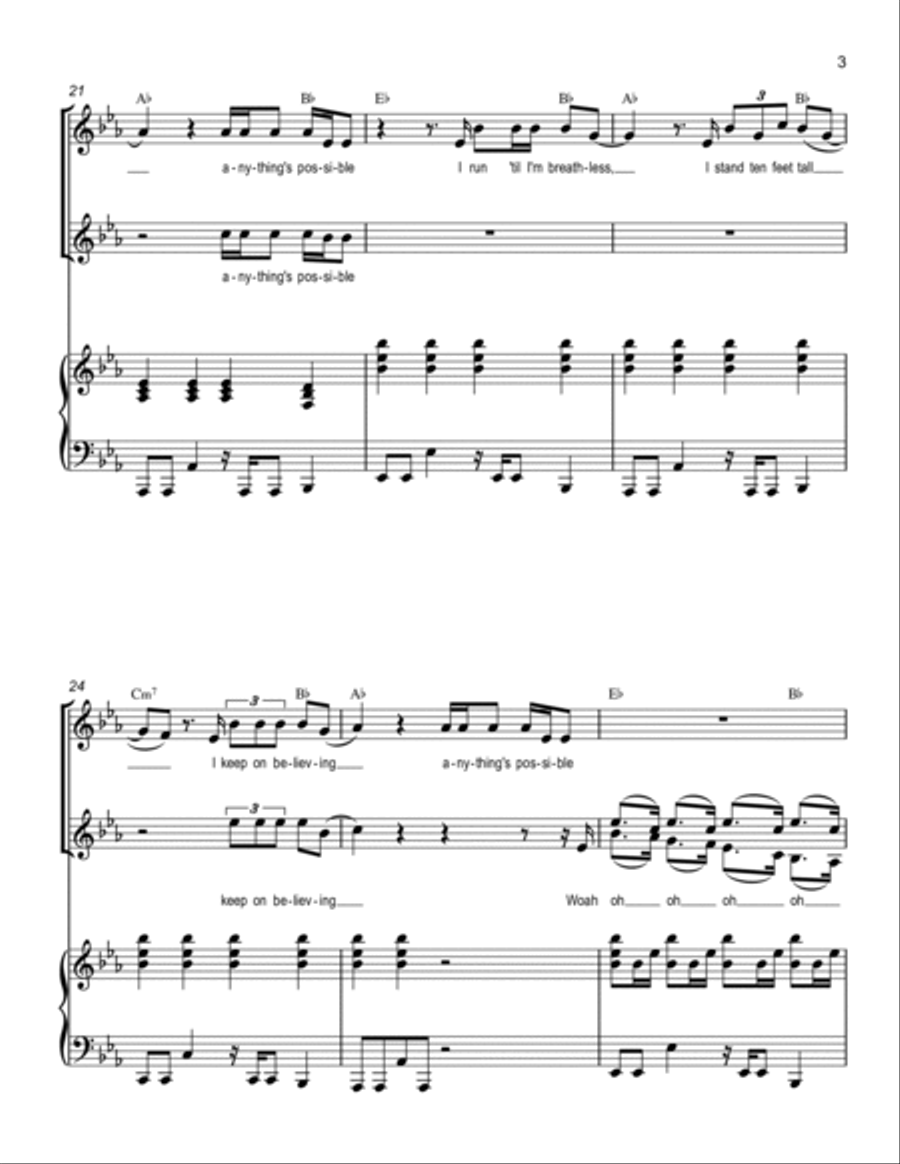 Anything's Possible Voice scores gallery preview page 3