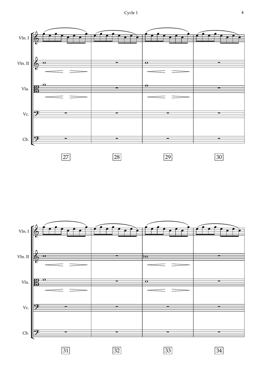 Cycle 1 Cycle 1 String Orchestra scores gallery preview page 5