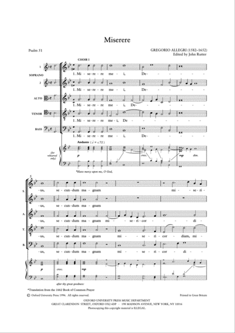 Miserere SSATB scores gallery preview page 2