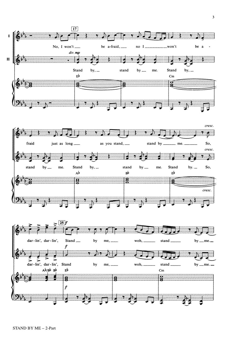 Stand By Me 2-Part scores gallery preview page 2