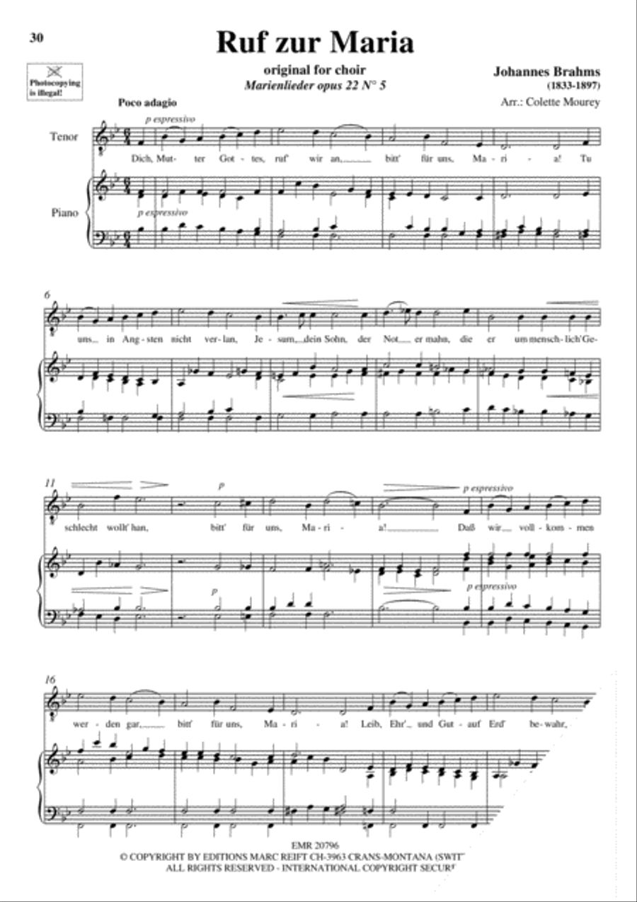 100 Ave Maria Volume 1 100 Ave Maria Volume 1 Tenor Voice scores gallery preview page 13