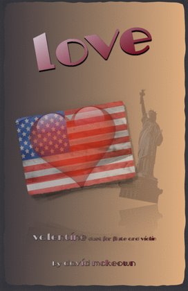 Book cover for Love, Flute and Violin Duet