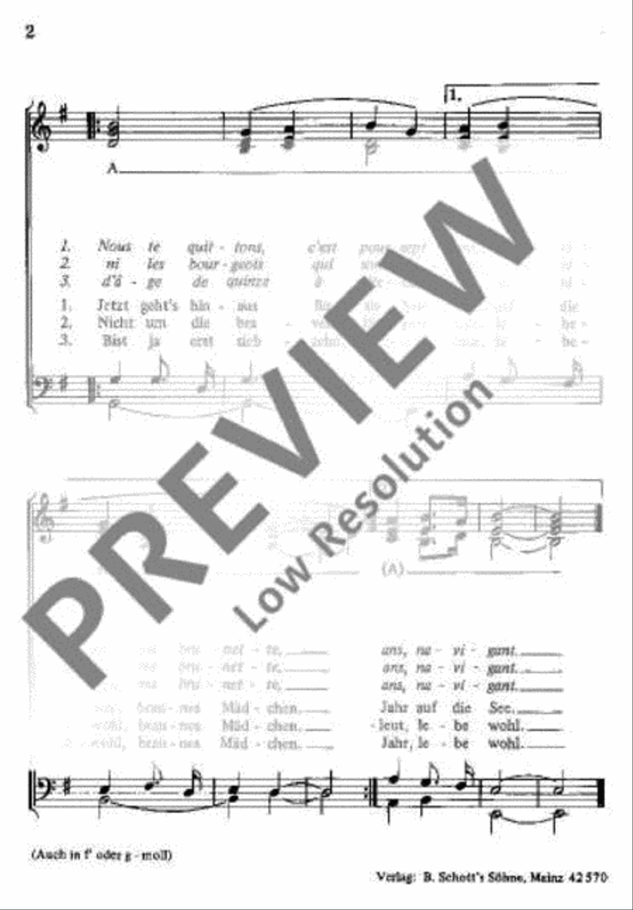 Adieu Privas A Cappella scores gallery preview page 3