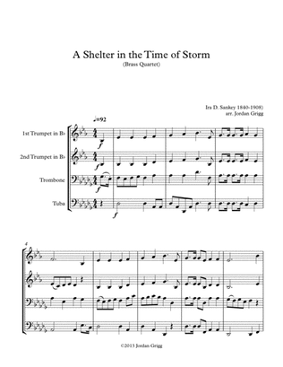 A Shelter in the Time of Storm (Brass Quartet)