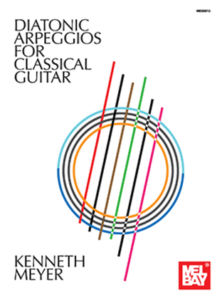 Book cover for Diatonic Arpeggios for Classical Guitar