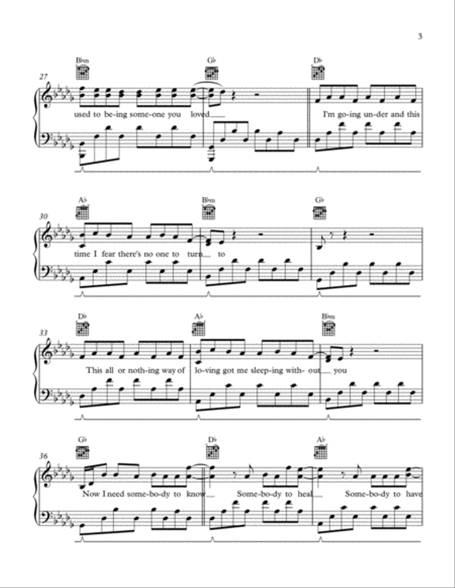 Someone You Loved Someone You Loved Voice scores gallery preview page 3