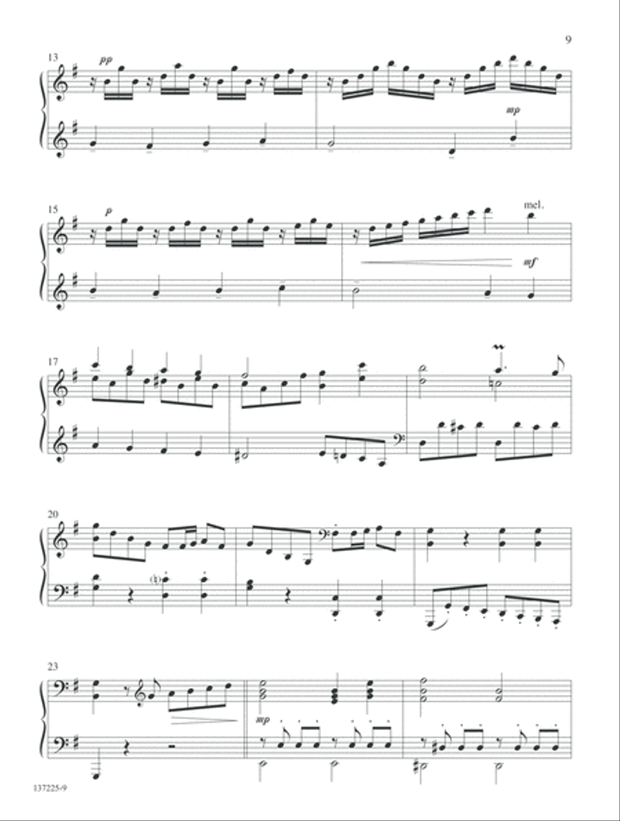 Born the King of Angels Piano Solo scores gallery preview page 8