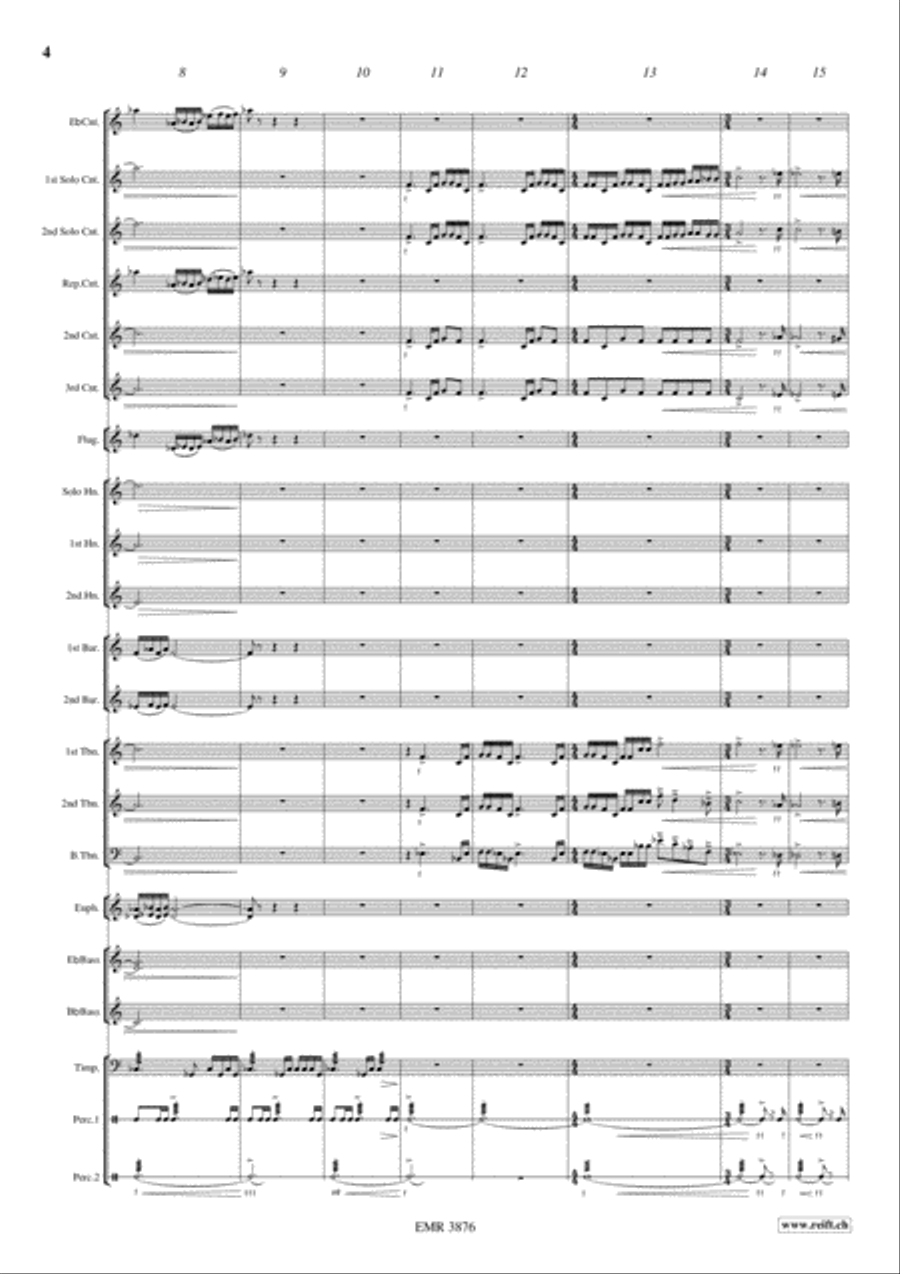 Processional Processional Brass Band scores gallery preview page 5