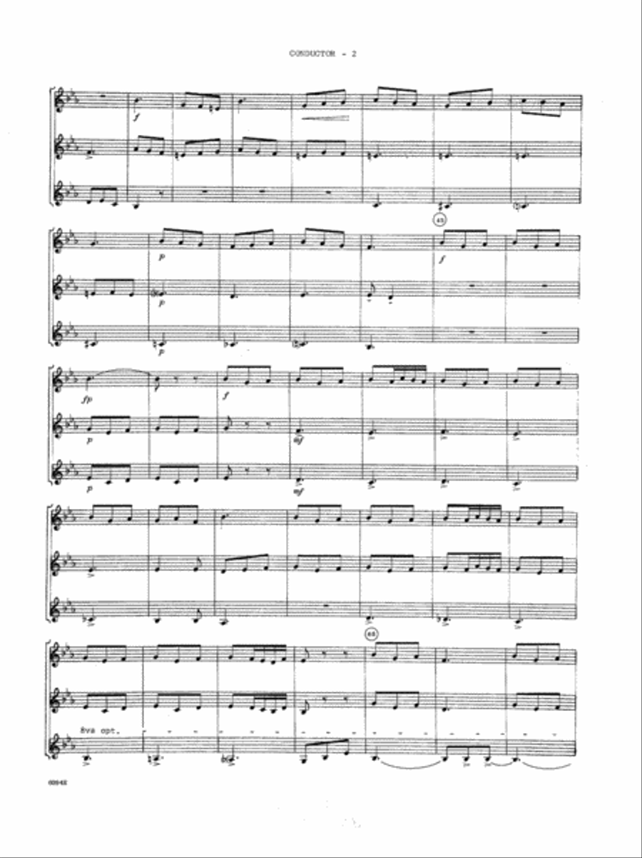 Suite For Three Horns Opus 28 Woodwind Trio scores gallery preview page 3