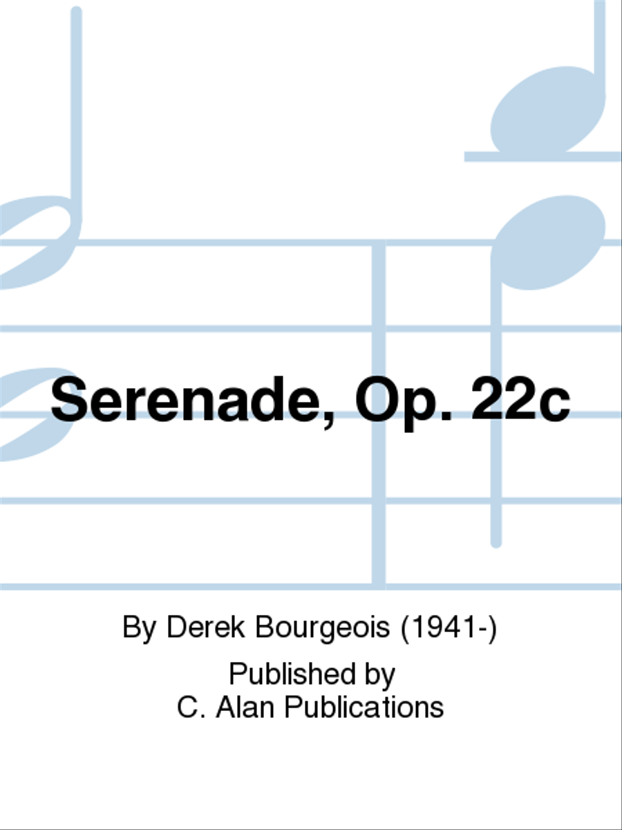 Serenade, Op. 22c Serenade, Op. 22c Concert Band scores gallery preview page 1