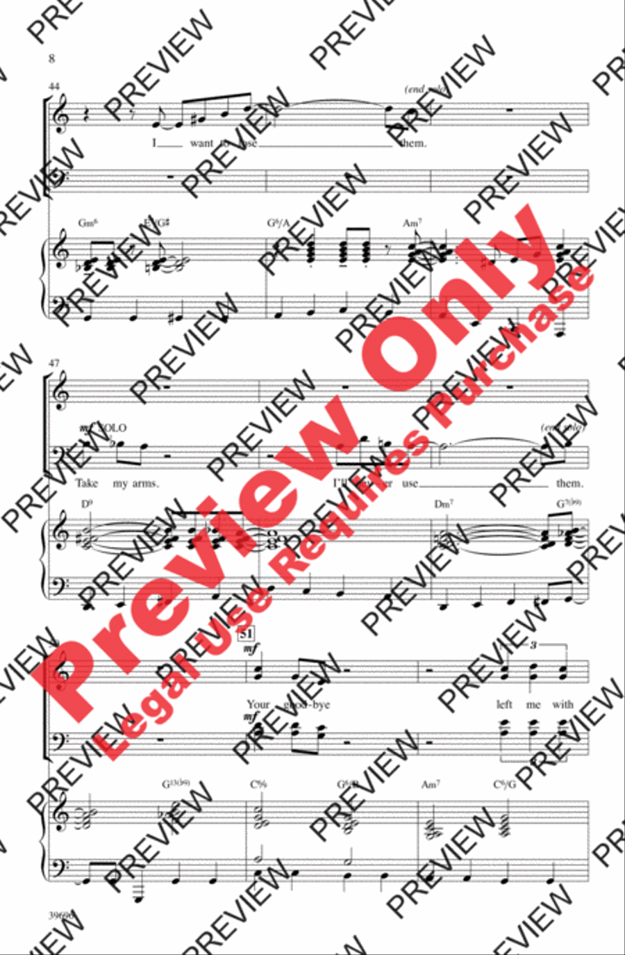 All of Me 4-Part scores gallery preview page 8