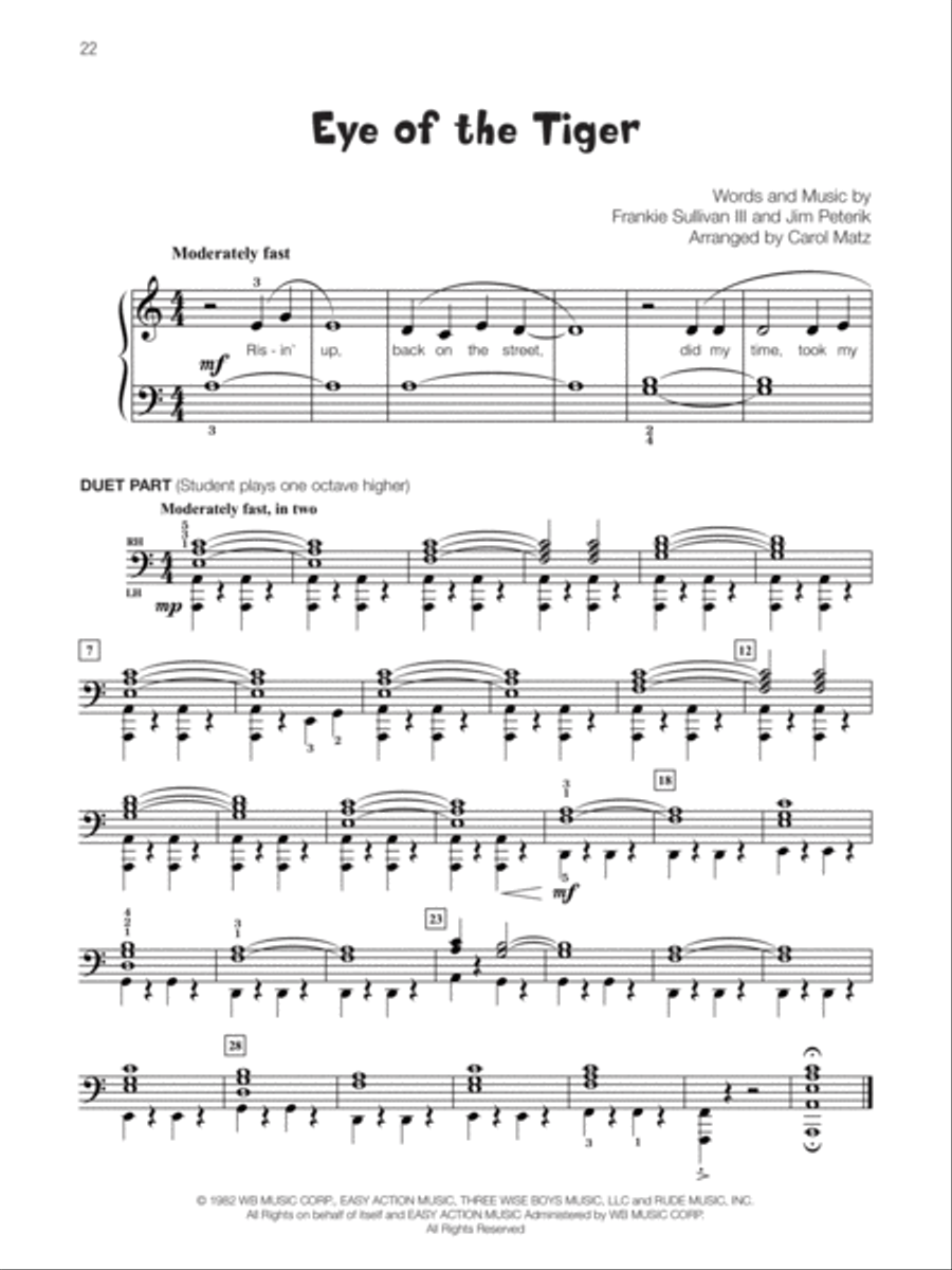 Famous & Fun Rock, Book 2 Piano Method scores gallery preview page 10