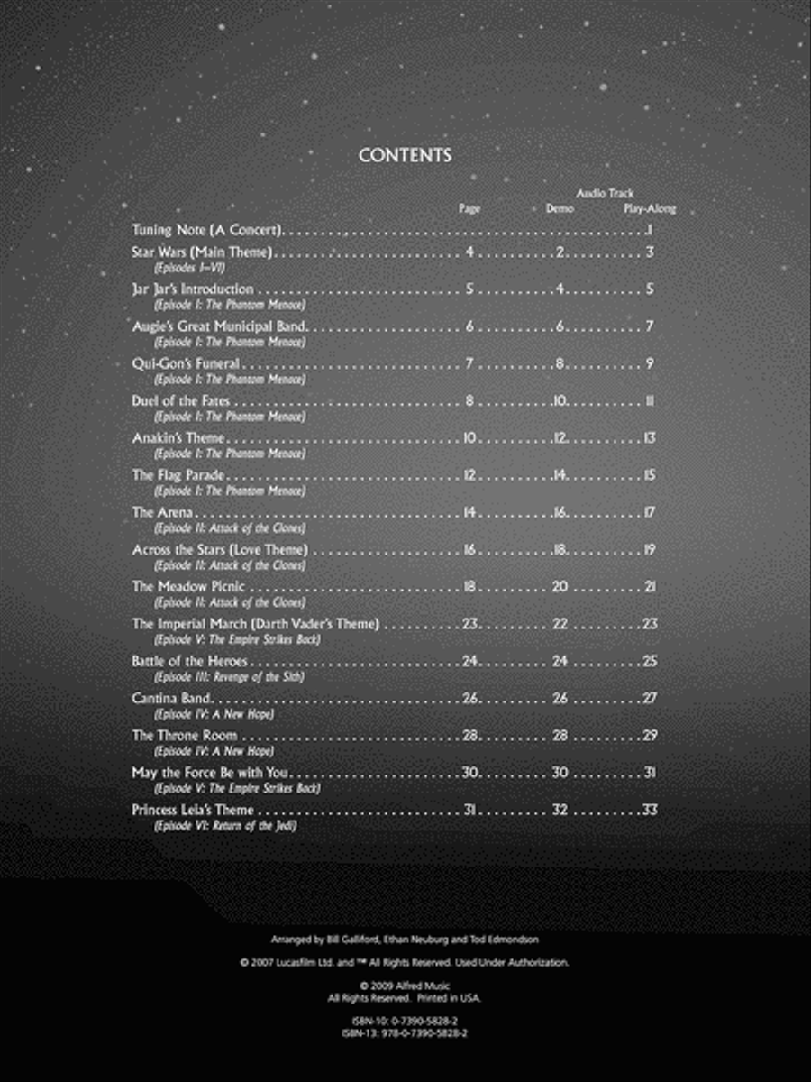 Star Wars I-VI Instrumental Solos - Viola image number null